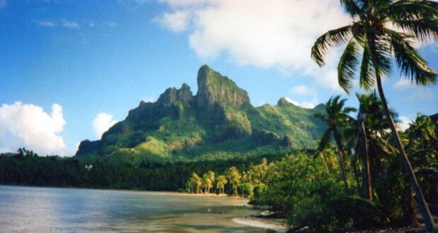 Bora Bora, Polinesia Francese. Autore e Copyright Marco Ramerini.