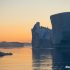 Le luce del sole di mezzanotte in Groenlandia. Autore e Copyright Marco Ramerini